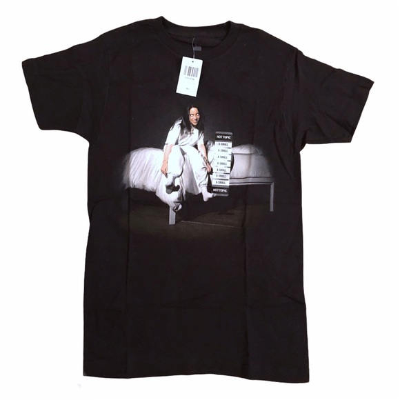 Hot Topic Billie Eilish T-shirt BNWT Size XS - Picture 2 of 5